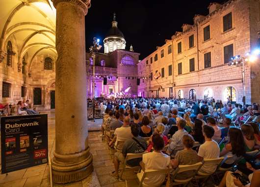 Dubrovnik Summer Festival concert in front of the Cathedral